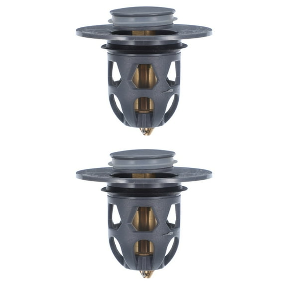 2 PCS Press The Spring Core Tube Stops Tub Drain Plug Wash Basin Sink Toilet Stopper