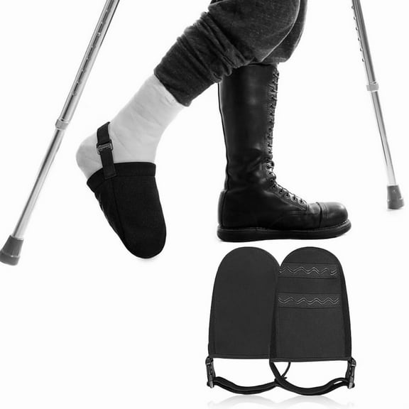 2 PCS Protective Cast Socks Toe Covers for Foot, over Adults, Adjustable Non-Slip
