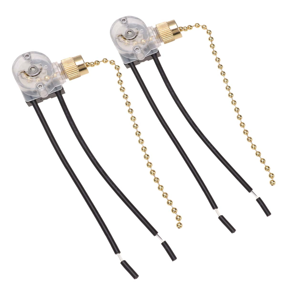 2 PCS Pullchain Onoff Ceiling Fan Switch Fan Beaded Chain Extension