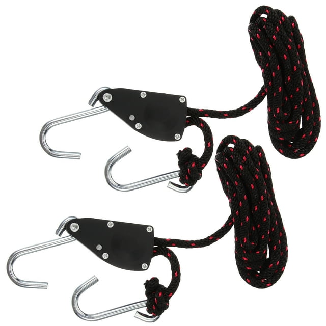 2 PCS Pulley Ratchets Kayak and Canoe Boat Bow and Stern Rope Lock Tie