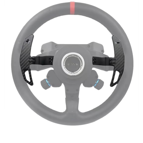 2 PCS Real Carbon Fiber Paddle Shifter For Logitech G PRO/RS50 Base Racing Wheel; Sim Game Mod Modification Compatible with Logitech G RS TRUEFORCE Force Feedback RS50 System