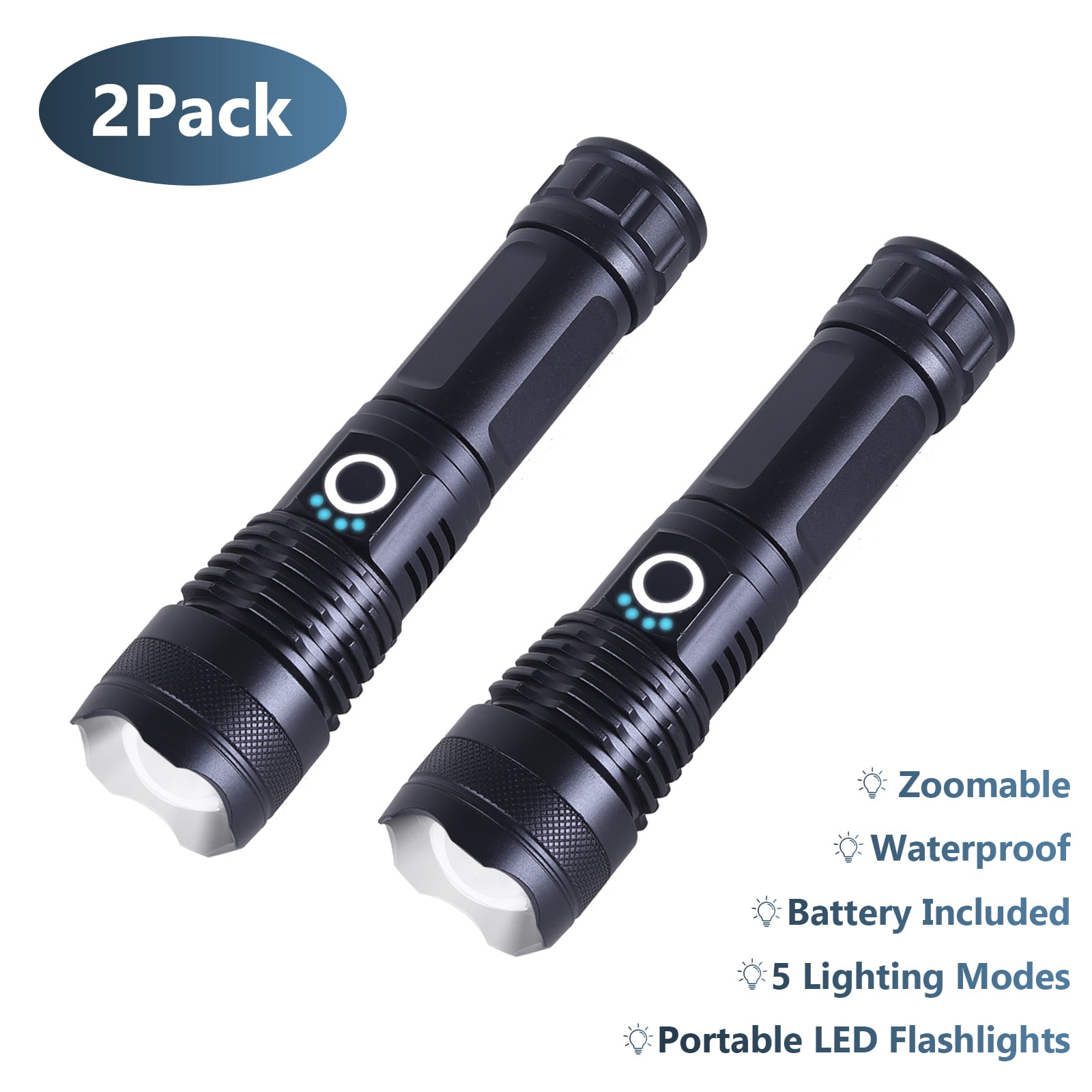 5 watt rechargeable tactical led flashlight Wuben L50 EDC 18650 It comes with a USB Kobalt 5000-Lumen 3 -Adjustable Mode