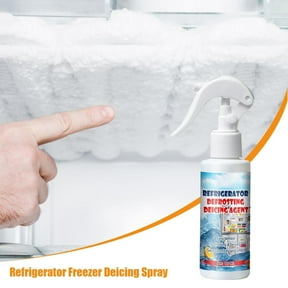 2 PCS Refrigerator Defrost Spray 120ml, Fast Acting Ice Melter for Freezer, Food Safe Cleaner for Coolers and Ice Boxes, Quick Thaw Solution for Home Use