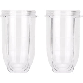 2 PCS Replacement Cups For Magic Bullet Replacement Parts 16OZ Blender Cups Jar compatible with 250W Magic Bullet MB1001 Series Juicer Mixer