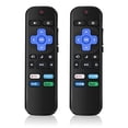 thumbnail image 1 of 2 PCS Replacement Remote Control Only for Roku TV, Suitable for TCL Roku/Onn Roku/Insignia Roku/Hisense Roku/Sharp Roku/Element Roku TVs (Not for Roku Stick and Box), 1 of 6