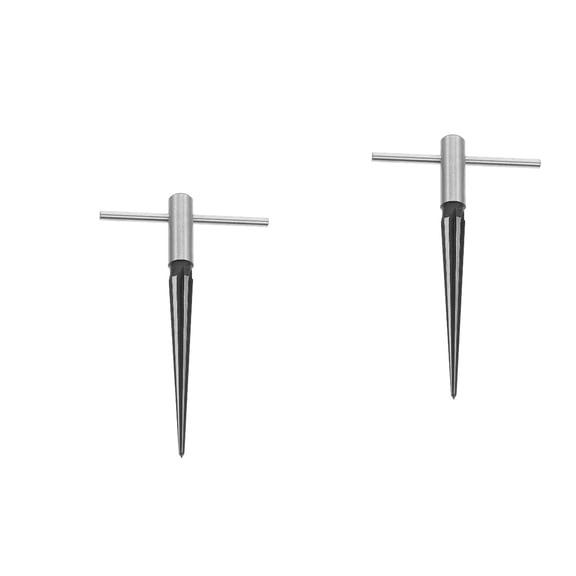 LOLIPPYY Guitar Tapered Reamer Tool Metal Luthier Tool Assorted Color for Guitar 2Pcs
