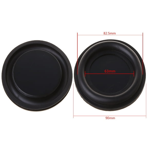 2 PCS Round Audio Speaker Passive Bass Woofer Diaphragm Plate for Car Home Home