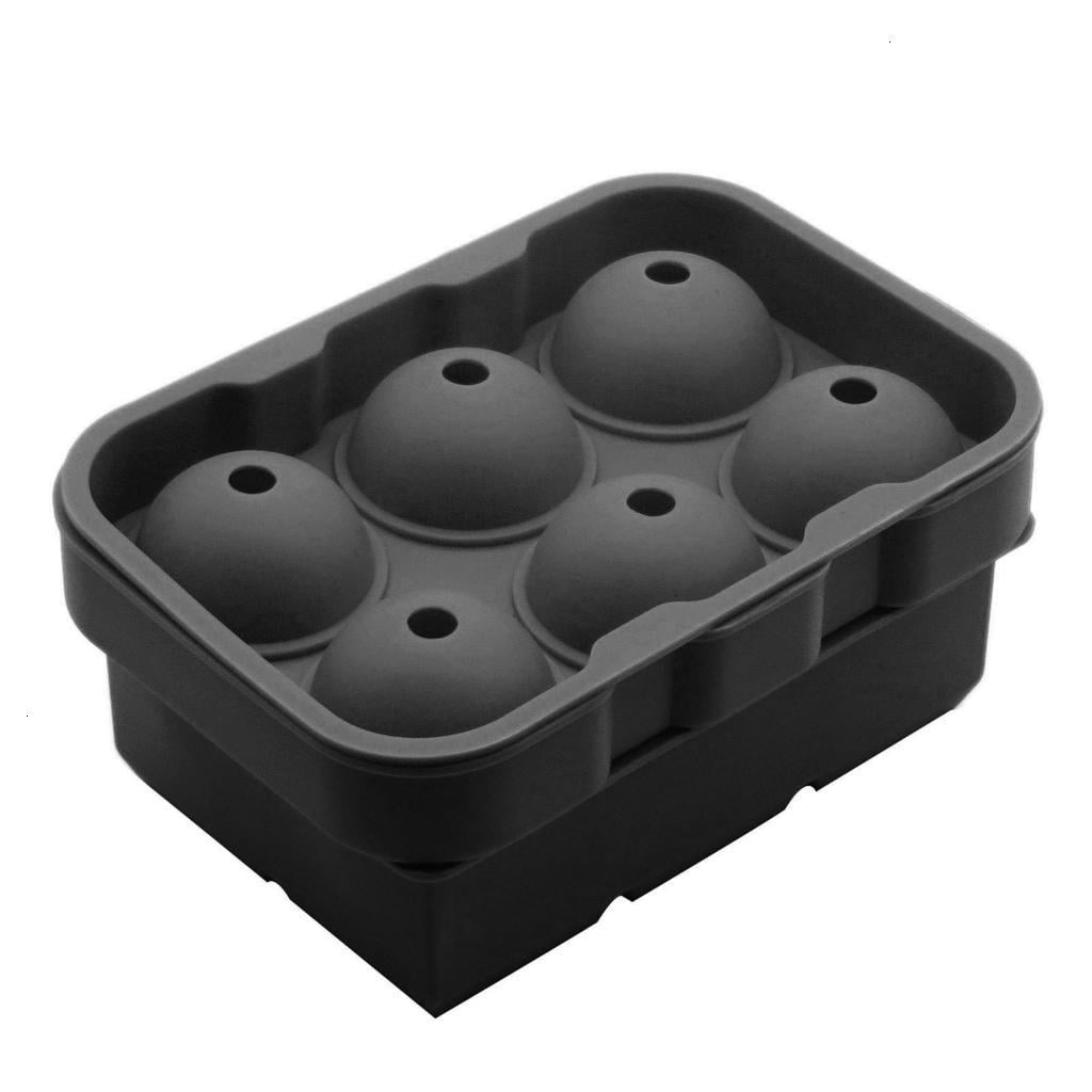 2 PCS Round and Square Flexible Food Grade Ice Tray Kitchen Accessories Ice Maker for Wine Cocktails