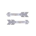 thumbnail image 1 of 2 PCS Rustic Wood Arrow Sign Wall Decor, Dark Wooden Arrows Farmhouse, 1 of 4