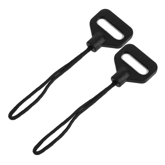 HOOWIFFY 2-Pack Camera Belt Strap Buckles with Black Nylon for Secure Camera Accessories
