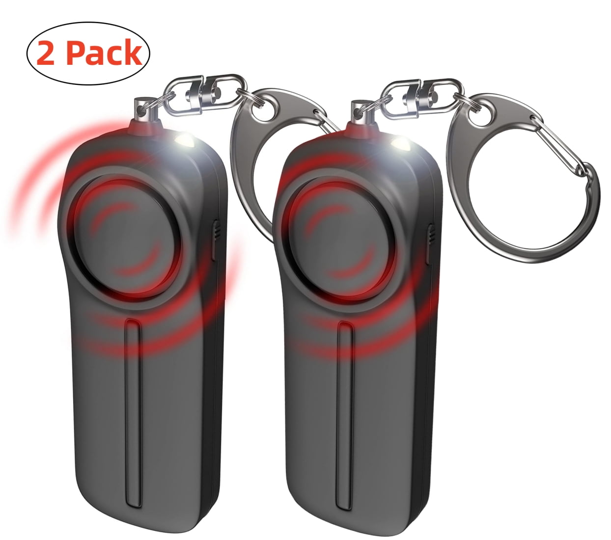 2 PCS Safe Sound Personal Alarm, 130 dB Loud Siren Song Emergency