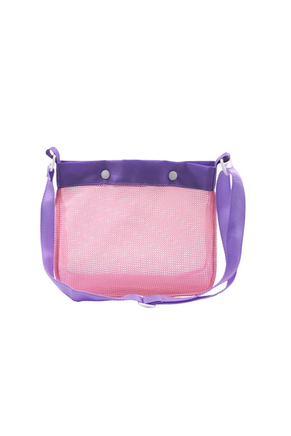 2 PCS Sea Shell Bags for Beach, Mesh Shell Collecting Bag with Adjustable Shoulder Straps