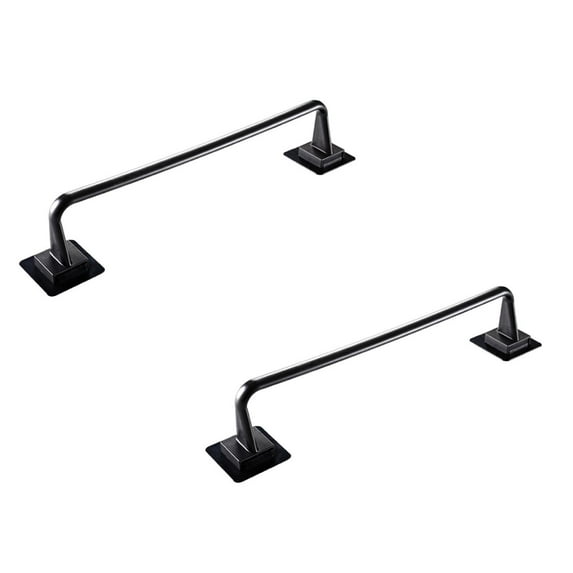2 PCS Self Adhesive Towel Rod Bar Wall Bath Towel Holder Rail Rack For Kitchen Bathroo Storage Shelf Rock Rack Shelf Kitchen Rack Show Rack