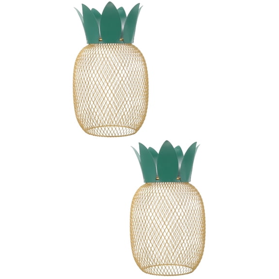 2 PCS Shades Pineapple Lampshade Hollow Out Decorative Atmosphere