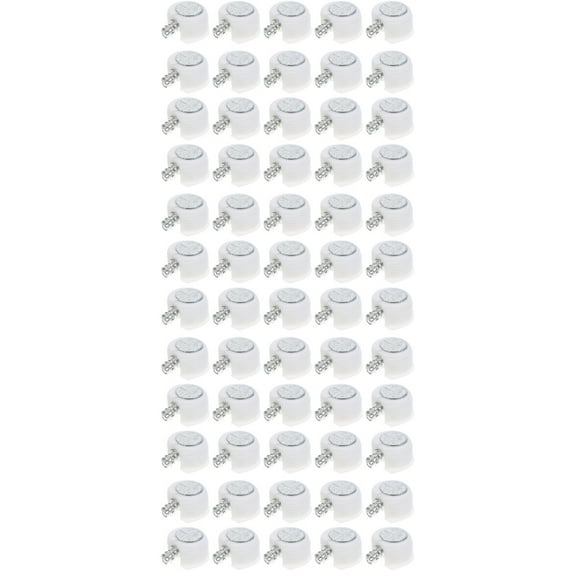 DECORNIJIA ABS Furniture Fasteners 60 Pcs for Wardrobe and Display Cabinets