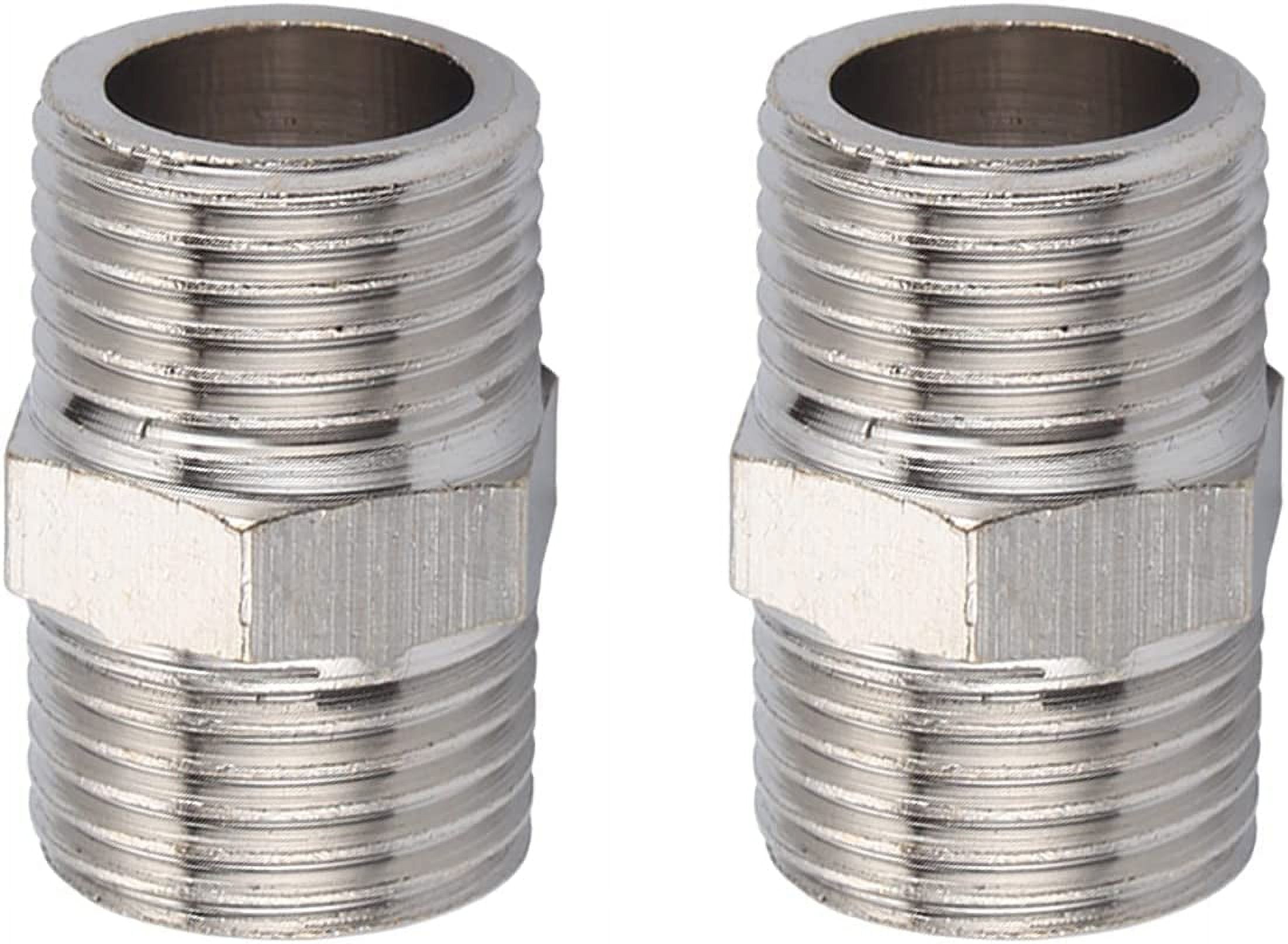2 PCS Shower Hose to Shower Hose Connector 1/2 to 1/2, Shower Hose Extension Connector Shower