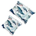 2 PCS Shrapnel Pouch Whale Pocket Cosmetic Bag Portable Coin Purse