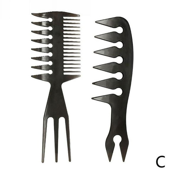 2 PCS Slicked-Back Professional Styling Comb Anti-Static 2021 Brush For Men-NEW