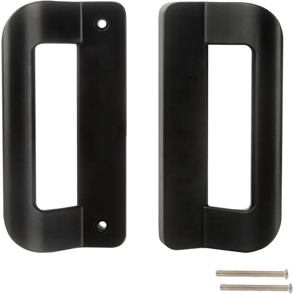 2 PCS Sliding Door Handles Set Patio Door Handle Replacement Aluminum Sliding Door Pull Fits 5-5/8" Hole Spacing Replace Old or Damaged Door