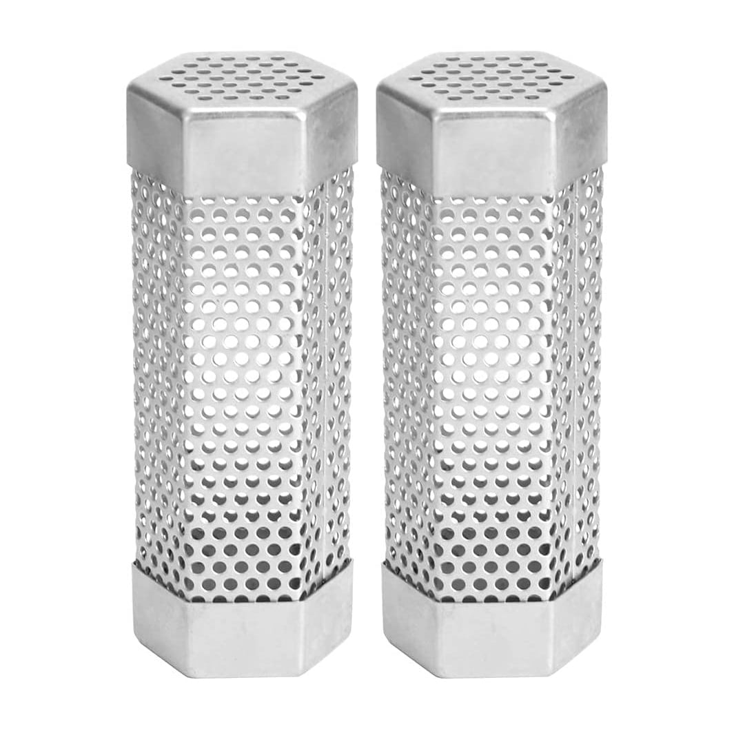 2 PCS Smoker Tube 6 Inch Smoker Tube for Grill,Stainless Steel Barbecue