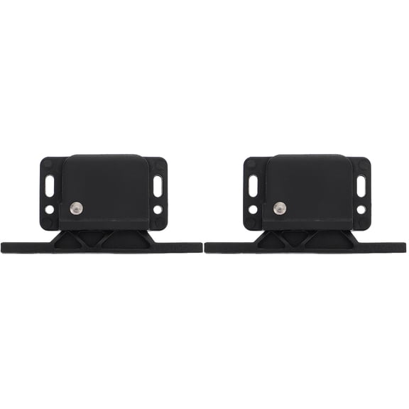 2 PCS Snap Hook Lock Door Latch Sliding Cabinet Hardware Keyed Side Catch Passivated