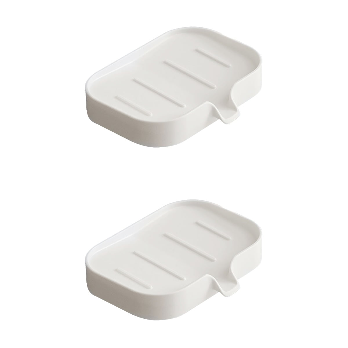 2 PCS Soap Drainer Soap Holder Kitchen Soap Shelf Wall Soap Rack