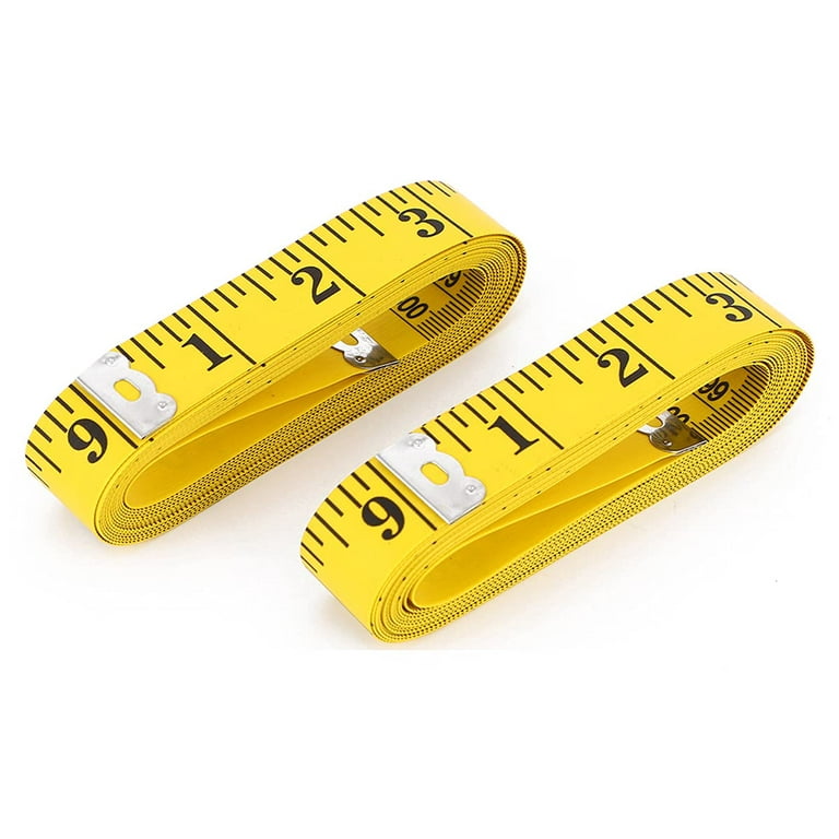 2 PCS Soft Tape Measure, 120-Inch/300cm Measuring Tape for Sewing Tailor  Cloth Furniture Body Measurement, Double Scale Ruler 