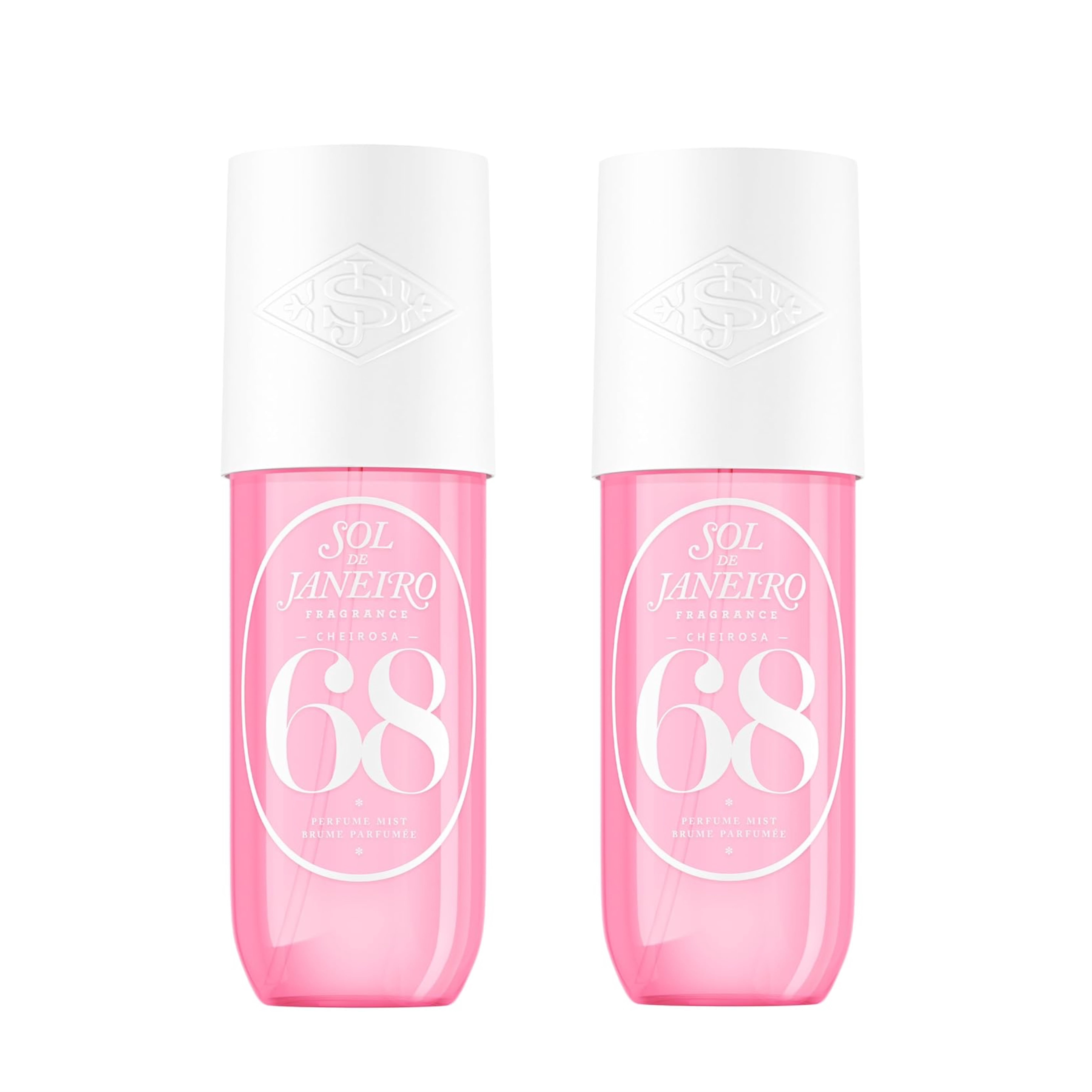2 PCS Sol-De-Janeiro Cheirosa '68 Hair & Body Fragrance Mist Full Size and Travel Size Set