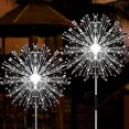 thumbnail image 1 of 2 PCS Solar Firework Light, Outdoor Solar Garden Decorative Lights 120 LED Powered 40 Copper Wires String DIY Landscape Light for Walkway Pathway Backyard Christmas Decoration Parties (Cool White), 1 of 7