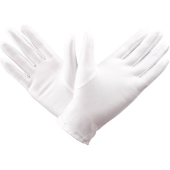2 PCS Spandex Gloves, Gloves Jewelry Gloves white Cotton Gloves Nylon Cotton Gloves,