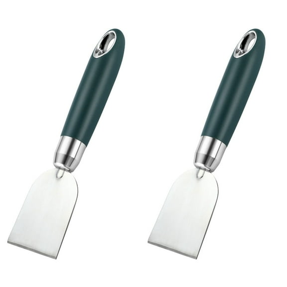 2 PCS Stainless Steel Cleaning Shovel Floor Scraper Spatula Paint Tools Ceramic Tile Plastic
