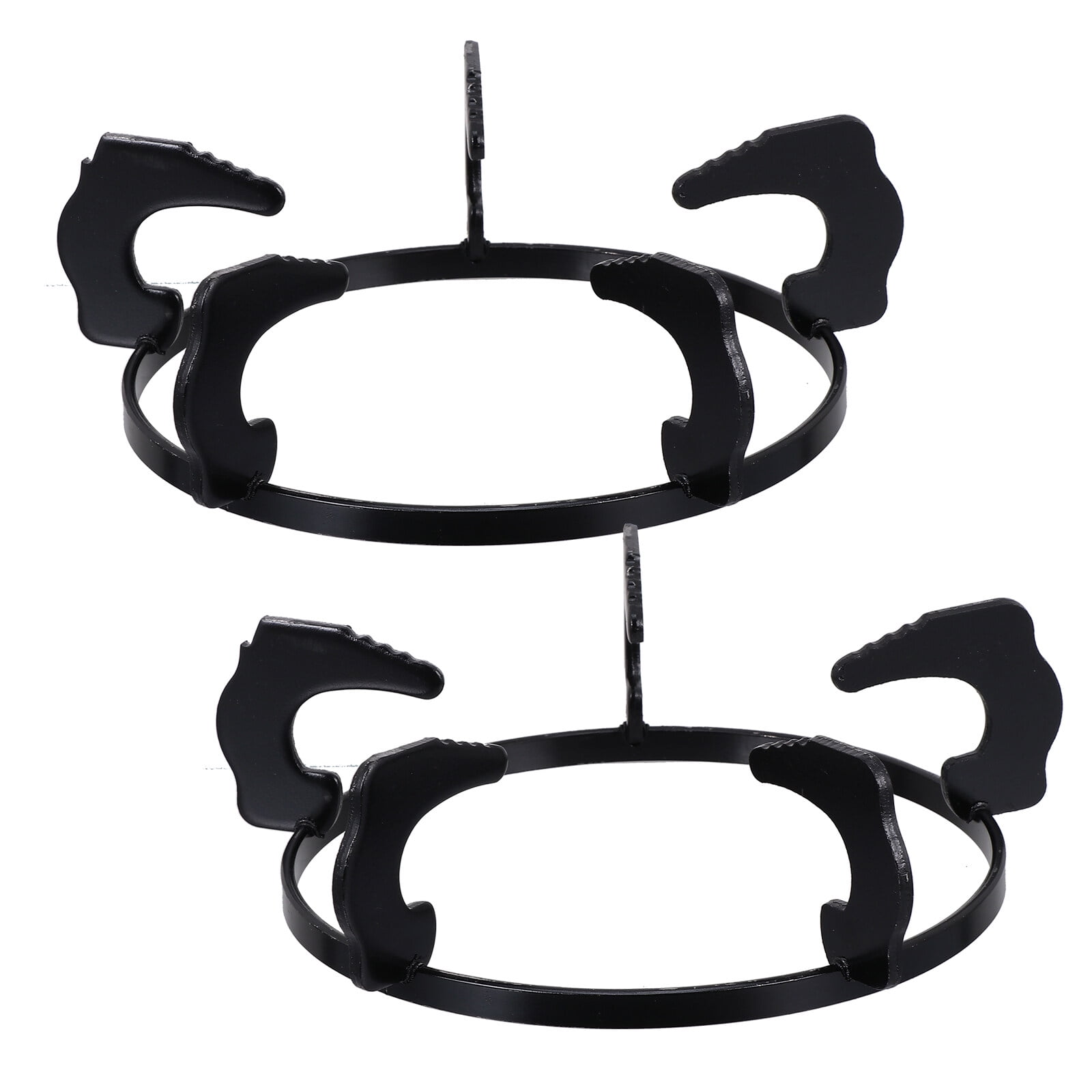 2 PCS Stainless Steel Cookware Gas Stove Burner Fry Pan Embedded Cooking Utensils