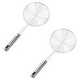 thumbnail image 1 of 2 PCS Stainless Steel Strainer For Cooking And Frying Kitchen Utensils Wire Strainer Pasta Strainer Spoon Kitchen Utensils Strainers kitchenware, 1 of 6