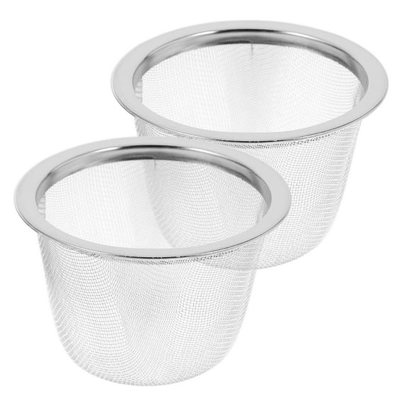 2-Pack Teapot Strainers for Loose Leaf Tea Steeping, Cup Beverage Filters, Pot Infuser Accessories