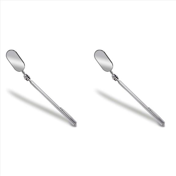 2 PCS Telescopic Inspection Mirror, Car Retractable Extension Mirror for Vehicle