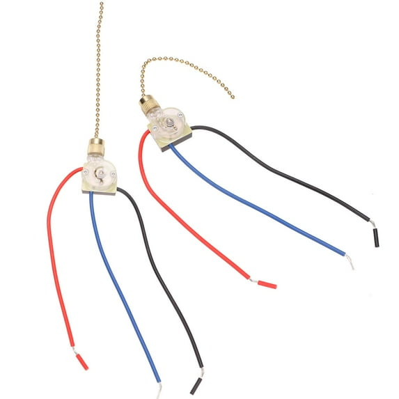 2 PCS The Switch Fan Pull-chain Most Ceiling Fans Pull-chain Switch Ceiling Lamp Switch Socketfan Pull-chain On-off Fan