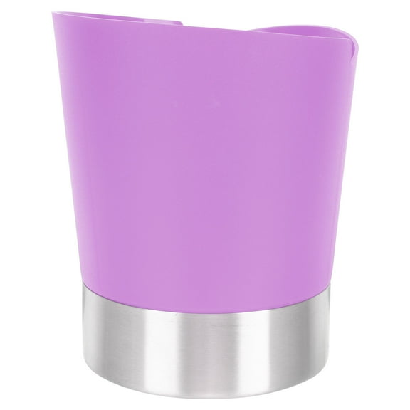 NUOLUX Purple Multi-Function Straw Dispenser for Kitchen 2Pcs