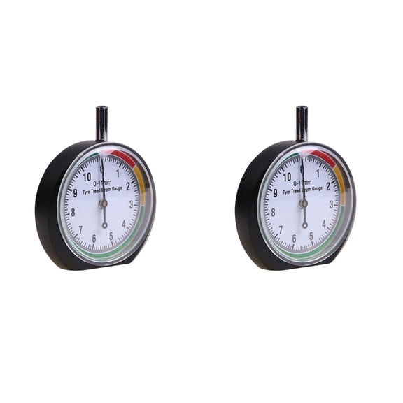 2 PCS Tire Tester for Cars Tread Depth Gauge Pattern Tires
