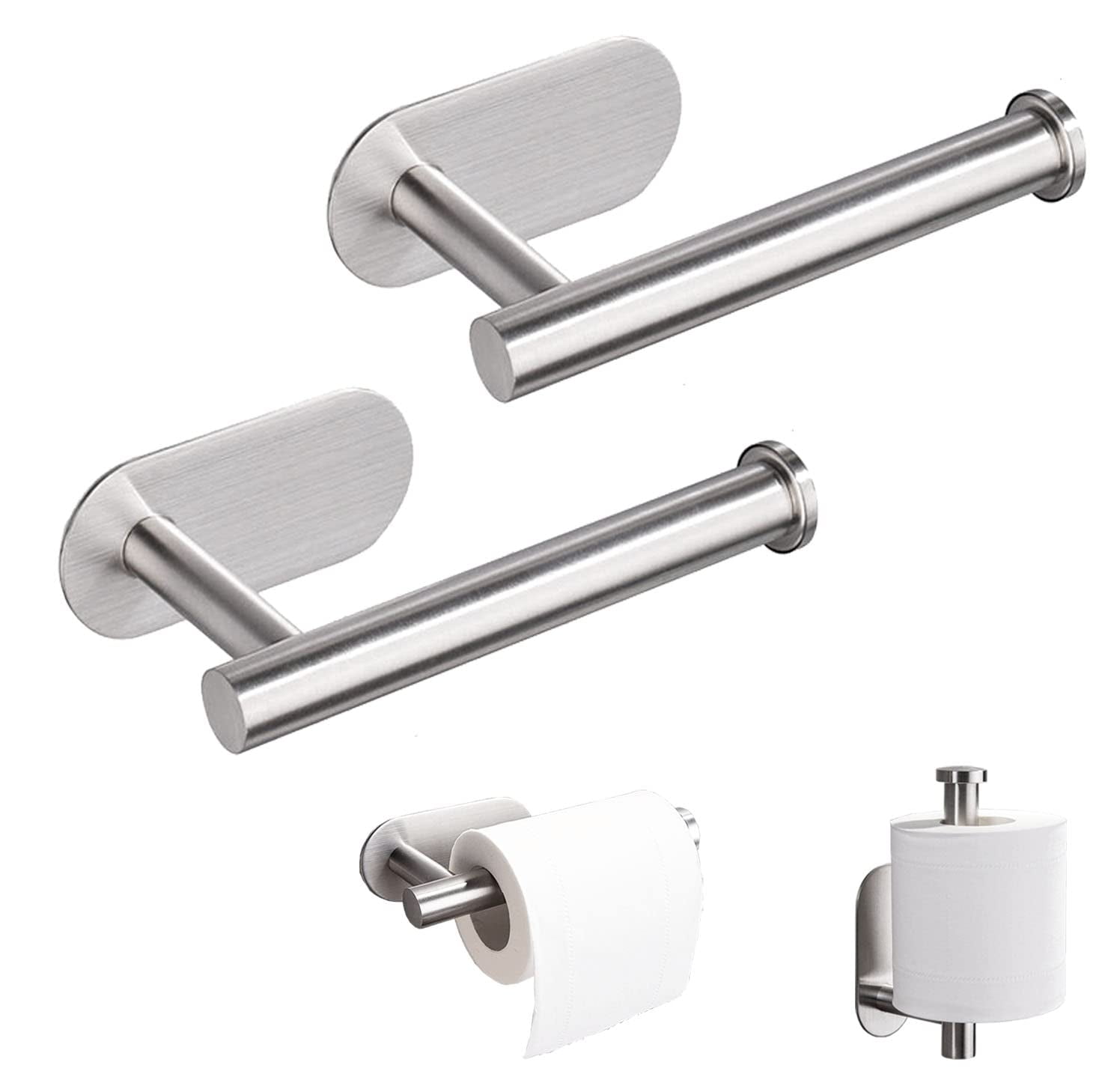2 PCS Toilet Paper Holder, Premium SUS304 Stainless Steel Rustproof