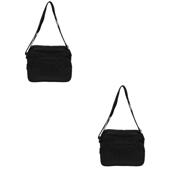 2-Pack Canvas Tool Pouch Bags Crossbody Sling Organizer for Electrical Tools, Repair, Maintenance, Shoulder Carry Bags