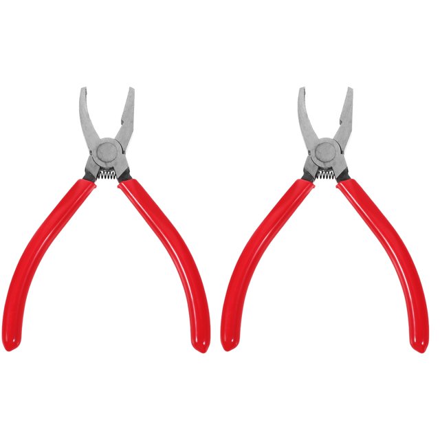 2 PCS Tools Stained Glass Grozing Breaking Plier Starter Kits Pliers