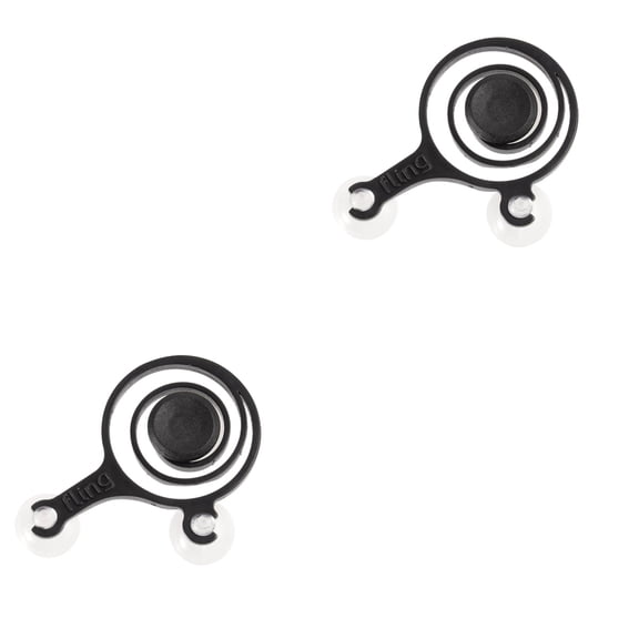 2 PCS Touchscreen Gaming Joystick Physical Buttons for Mobile Black