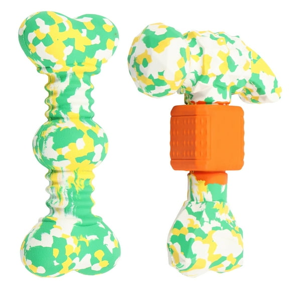 2 PCS Tough Dog Toys, Toys for Aggressive Chewers Large Breed, Chew Dogs, Bone Toy Nylon Dogs Almost Indestructible