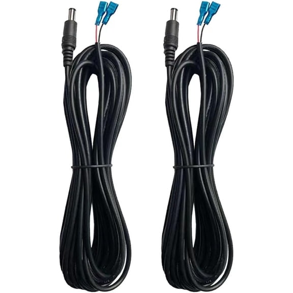 2 PCS Trail Camera Power Cord,4.0x1.7mm DC External Power Cable Compatible with Tactacam Reveal X XB SK,Wise Eye,Covert Cameras, Snyper Cameras, etc. 4.0x1.7mm DC Plug Trail Game Camera