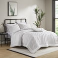 thumbnail image 1 of 2 PCS Twin/Twin XL Poly Jersey Puffy Comforter Set White, 1 of 10