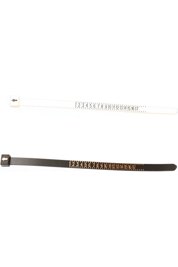 2 PCS US Ring Sizer Measurement Tool Ring Measure for Fingers Plastic Ring Sizer Tool Ring Snuggies Men Women and Children