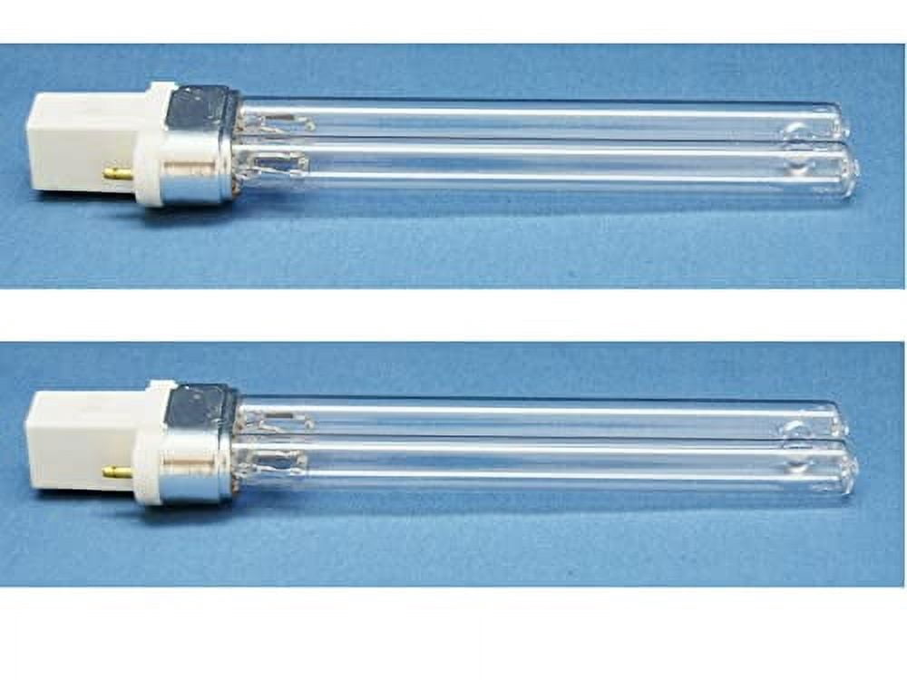 LSE Lighting 9W UVC Replacement Bulbs - Pack Of 2, G23 Base For UV Sanitizers & Air Purifiers