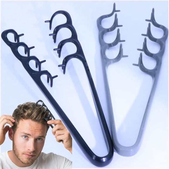 2 PCS Upgraded Texture Comb, Volumizing Root Lift Tool for Messy Natural Curly Hair, Wide Tooth Detangling Comb, Portable Hair Styling Tool, Ideal Gift for Kids Teens Family