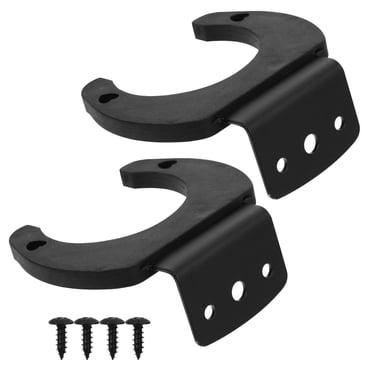 2Pcs Black Radio Microphone Hanger With Adhesive Back,Cb