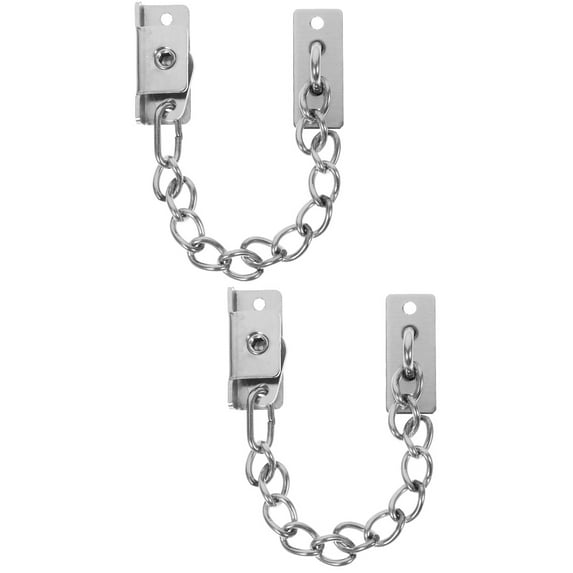 2 PCS Window Safety Chain Lock Indoor Security Hotel Locks Adjustable The for Doors Child